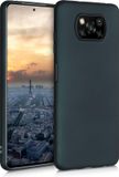 kwmobile telefoonhoesje geschikt voor Xiaomi Poco X3 NFC / Poco X3 Pro - Back cover in metallic petrol