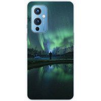 1001 coques OnePlus Siliconen hoesje - ontwerp aurores boreales