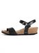 Bayton Wodonga Sandalen met riem zwart