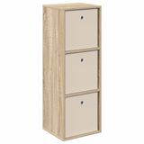 vidaXL Dressoir met lade Sonoma Eiken 35 x 32 x 99,5 cm