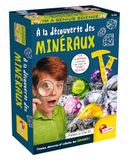 Lisciani - I'M A GENIUS - Mineral Discovery for Kids 7+ - Exploration Kit - Collect Authentic Gemstones - Poster Included - Educational Game - Made in Italy