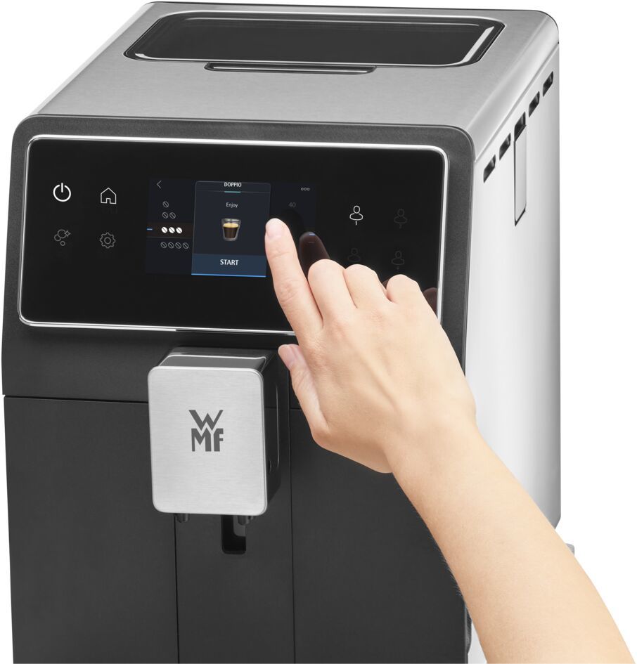 WMF Perfection Perfection 600 Koffiezetapparaat, van glas, 0,6 l, eenvoudige melkbereiding, hantering, opslag, melk, eenvoudige reiniging