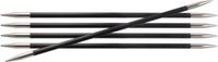 KnitPro Karbonz sokkennaalden 15cm 1.00mm - 5 stuks