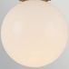 Elstead Plafondlamp Otis, goudkleurig/opaal, Ø 20 cm, glas, IP44, E27