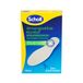 Scholl Ademende inlegzolen voor demping en comfort de hele dag door - met airflow-latexschuim dat de ademhaling van de voeten ondersteunt, witte schuimlaag, precies passende schoeninlegzolen, 36-46, 1