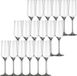 Royal Leerdam Carre Champagneglazen - 18 stuks - 220 ml - Glas - Transparant