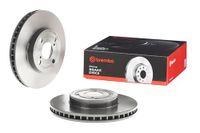 BREMBO 09.9824.11 - Voorremschijf met uv-lak