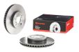 BREMBO 09.9824.11 - Voorremschijf met uv-lak