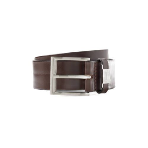 BOSS leren riem Connio donkerbruin