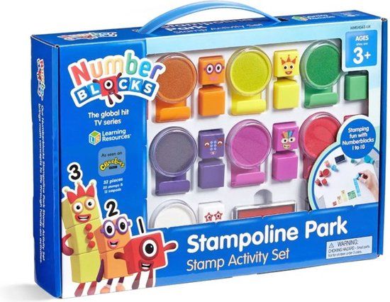 Learning Resources Numberblocks Stampoline Park Stamp Activity Set