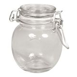 Rayher 56614000 Glazen deksel, 6,5 cm, hoogte: 9 cm, bovenkant: 3,5 cm
