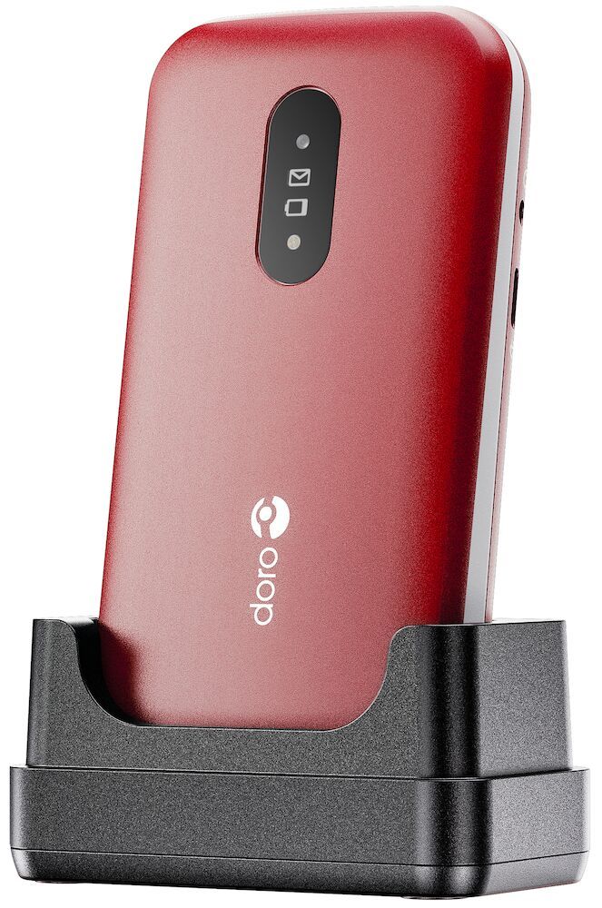 Doro 2820 - Instapmodel telefoon - Rood/Wit