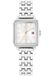 Tommy Hilfiger TH1782830 - Mia - Dames Polshorloge - Rechthoekige Zilverkleurige Kast - Zilverkleurige Wijzerplaat - Tweekleurige Stalen Band - Mineraalglas - Quartz - Analoog en Digitaal - Druksluiting - 3 ATM