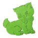 MSV Antislip Stickers voor Douche en Badkuip – Set van 5 Dierfiguren – Rubber – Universeel