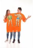 BigBuy Carnival Kostuums voor Volwassenen Dubbel M/L Oranje Strand