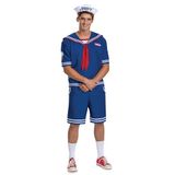 Disguise Heren Stranger Things Steve Scoops Ahoy kostuum