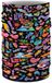 Buff ® Ecostretch Nekwarmer Pride Sketchbook Mannen Zwart