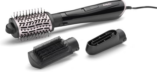 BaByliss Style Smooth 1000 AS128E F&#246;hnborstel - Grote Volume Ovale Borstel - Multistyler opzetstukken voor Drogen, Krullen, Stylen