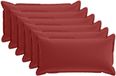 vidaXL Coussin Bois Rouge Vin 40 x 80 cm Polyester
