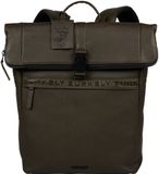 Burkely Minimal Mason Rolltop Backpack 14" - Groen