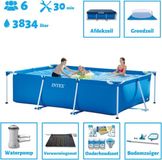 Intex Opzetzwembad - Rechthoekig - 300 x 200 x 75 cm - Blauw