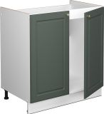 Vicco Fame-Line Wastafelkast – 80 cm, WB Antraciet Groen-Goud Landhuis