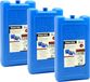 Arte R Koelelementen - 3x - groot blok - 1000 ml - 11 x 5 x 22 cm - blauw