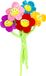 GOODS+GADGETS® Fleur d'anniversaire chantante en peluche XXL 40 cm - Jaune/Orange