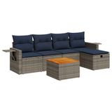 VidaXL 3325813 Ensemble de meubles de jardin bleu marine