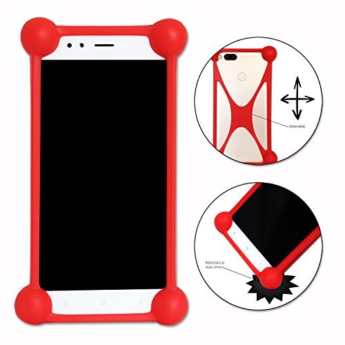 Ph26 Schokbestendige beschermhoes voor Lenove Note20U Super Silicone Bumper Kwaliteit voor Lenove Note20U - Rood