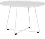 WOOOD Otis Bijzettafel XL - Metaal - Wit