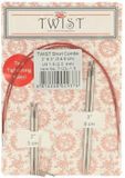 ChiaoGoo TWIST Lace Short Combo Pack, 5cm & 8cm Tips, 2.50mm, 1 Set
