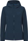 VAUDE Elope Windjack, softshell jas, dames outdoor sportjassen, niet-waterdicht, winddicht, softshell, capuchon, regular pasvorm