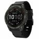 By Qubix Qubix Leren bandje - Zwart - 22mm Quickfit - Geschikt voor Garmin Instinct 3 / Instinct E - 45mm