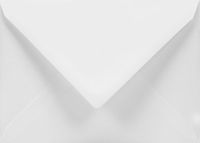 Netuno Gladde witte enveloppen C6 - 114 x 162 mm - A6 - 25 stuks - NK natgelijmde - 120 gram