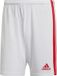 Adidas Squadra 21 Short Heren - Wit / Rood - Maat: 2XL