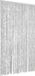 vidaXL Rideau anti-mouches 100x220 cm chenille gris