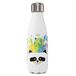 Chicco Fles van roestvrij staal, 350 ml, panda, wit