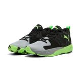 Puma Unisex Court Pro 3 Mid Basketbalschoenen 313830-02 Black/Green