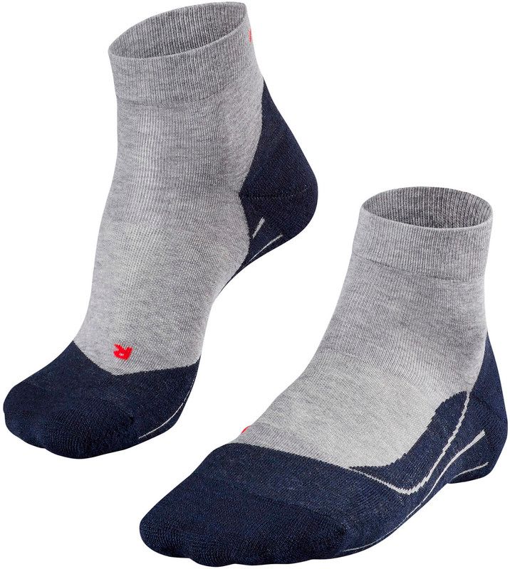 Falke RU4 Short Hardloopsokken Heren grijs/zwart 42-43 2018