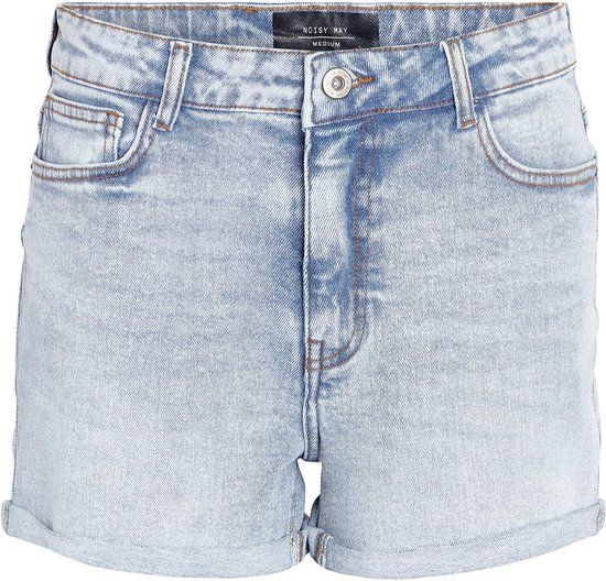 NOISY MAY NMMONI HW DNM SHORTS AZ359LB NOOS Women's Shorts - Size XS - Light Blue Denim