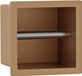 Fortifura Calvi Toiletrolhouder - inbouw - 17.3x17.3x15.3cm - PVD - geborsteld koper