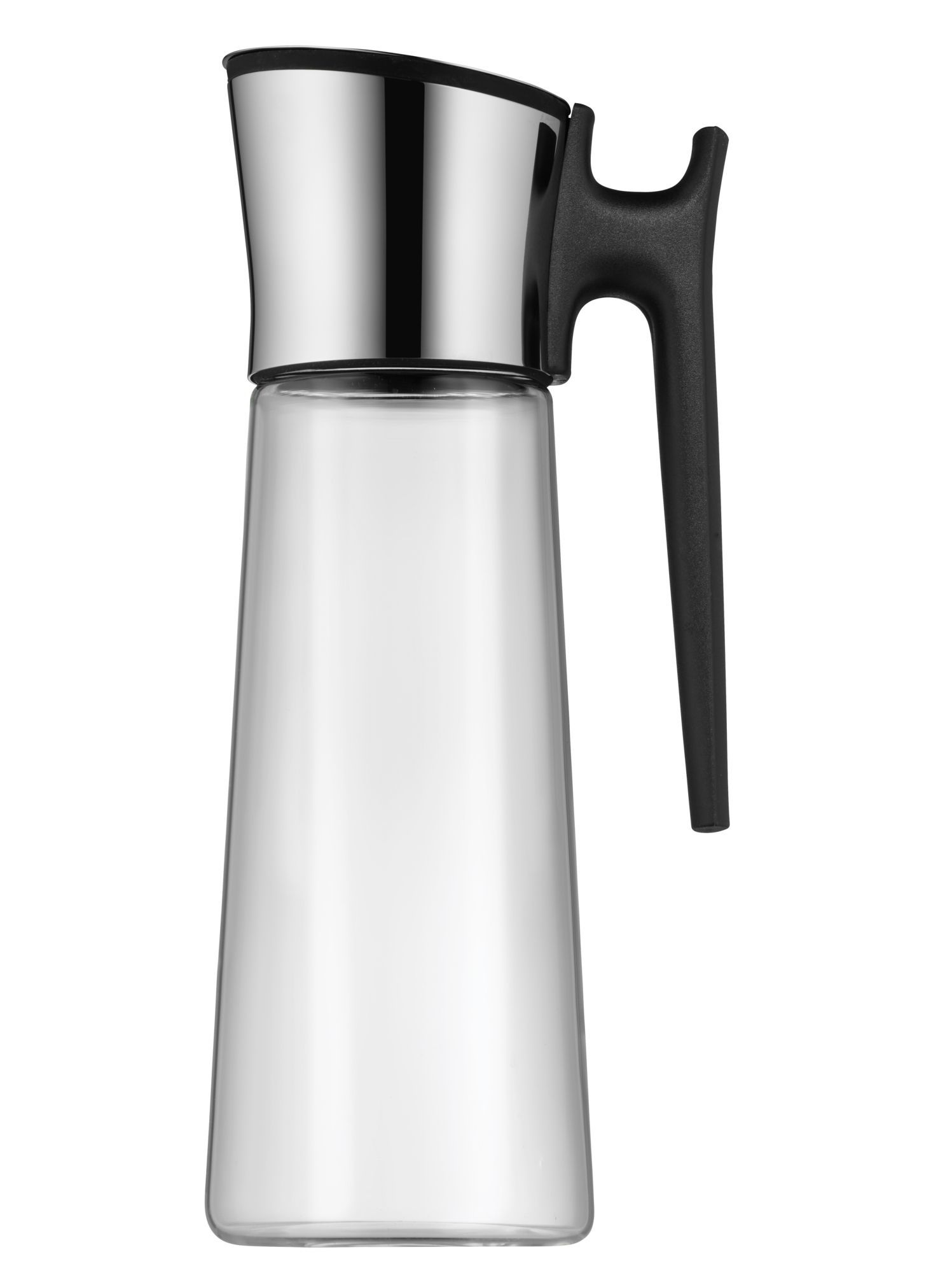 WMF Basic Waterkaraf met handgreep - 1.5L - Zwart - RVS