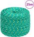 vidaXL Boottouw 6 mm 25 m polypropyleen groen