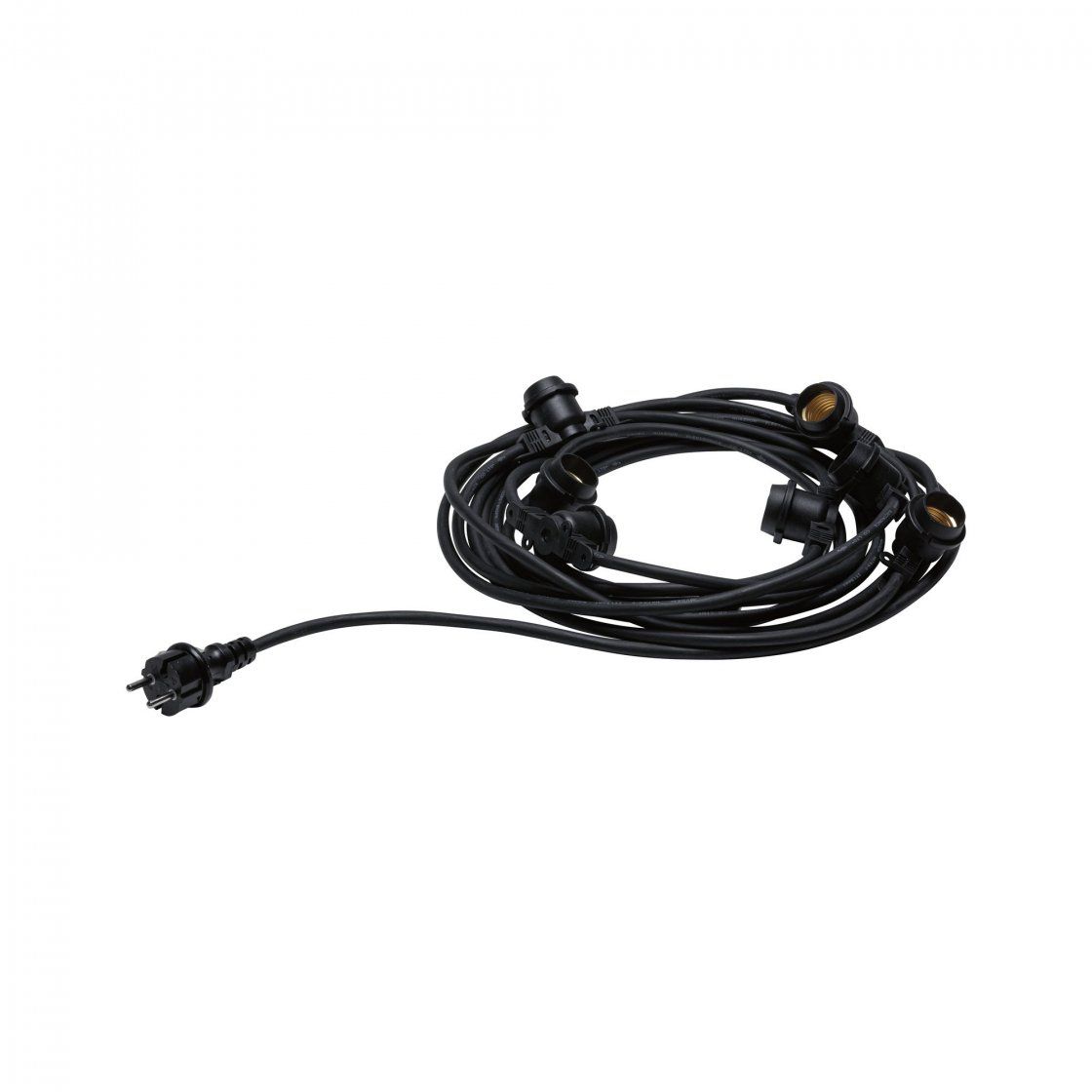 Paulmann Fairy Buitenlamp - Kunststof - Zwart - E27 - 860cm - IP44