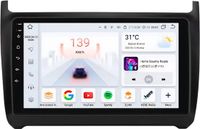 Happiq S-serie autoradio Android avec Bluetooth et CarPlay pour VW Polo 5 (2008-2020)