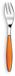 Guzzini - Feeling, Dessertvork - Oranje, 15,5 cm - 23000545