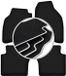 CARLUX-SILVER automatten voor: Honda Jazz II hatchback (2002-2008)