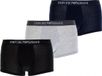 Emporio Armani 3-pack Boxershorts - Navy Blue, Grey, Black