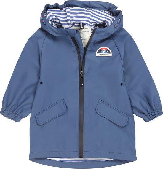 Tumble 'N Dry London Regenjas Unisex Blauw Maat 98